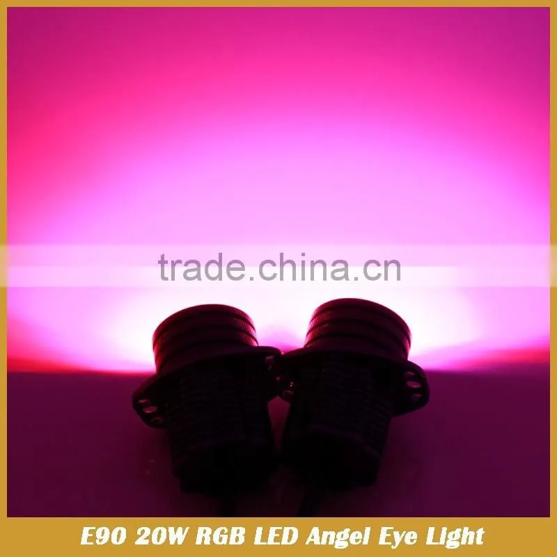 E90 20W RGB remote Multi-Color LED Angel Eyes Kit for E90 2006-2008 E60