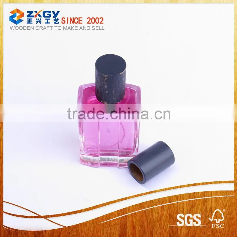 home storage airtight wooden lid glass canister