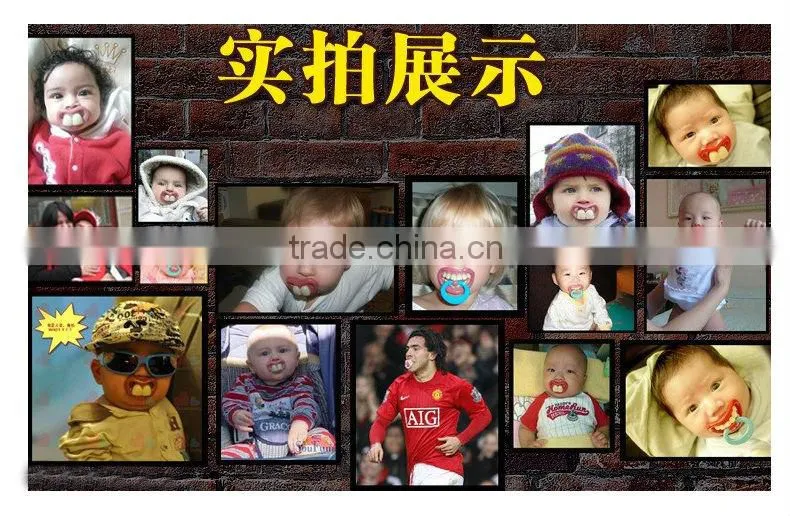 2015 hot babypro pass EN1400 different color to choose soothie pacifier baby vampire pacifier