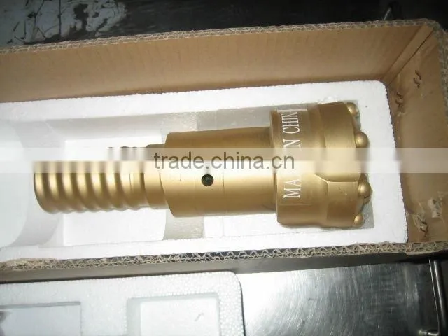 ODEX system for dth casing drilling in unstable overburden rock formations