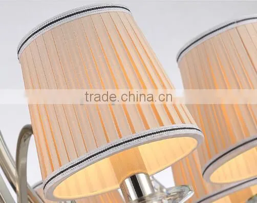 Good Quality K9 Crystal Chandelier Living Room Chandelier,Dining Room Chandelier light with 18 lights with lamp shade
