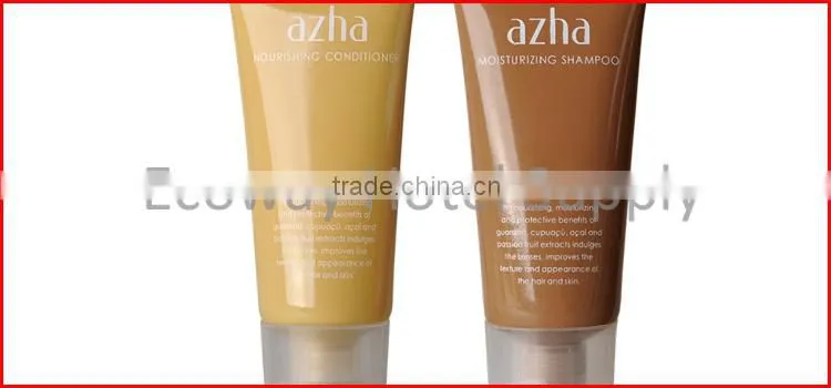 High class colored 30ml-200ml cosmetic tube with logo print
