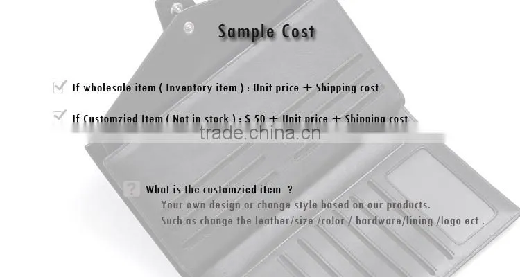 Popular simple design wholesale purse in guangzhou