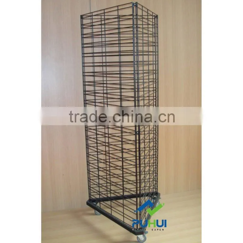 universal triangular steel rack display from china factory