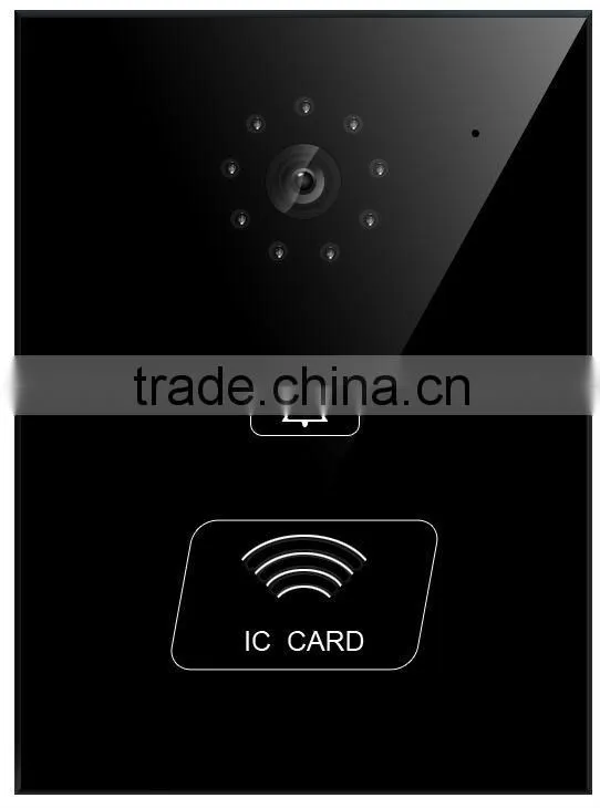 2013 Best-seller color video door phone for apartments, TCP/IP video intercom system