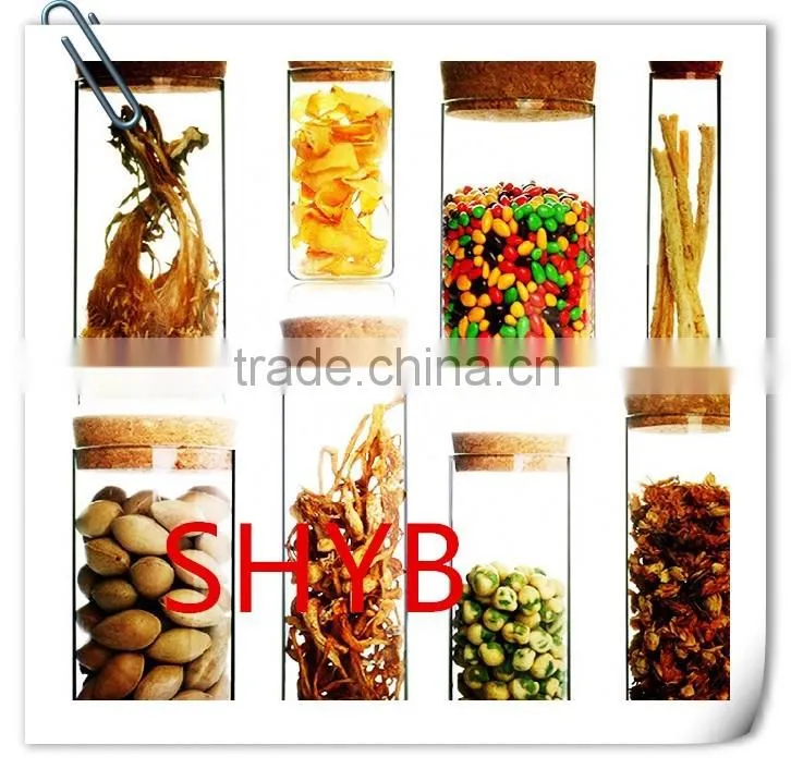 500ml PET clear plastic candy jar with screw cap