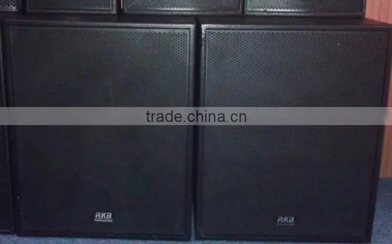 PG-118 18'' subwoofer speaker sound system for hall/ night clubs
