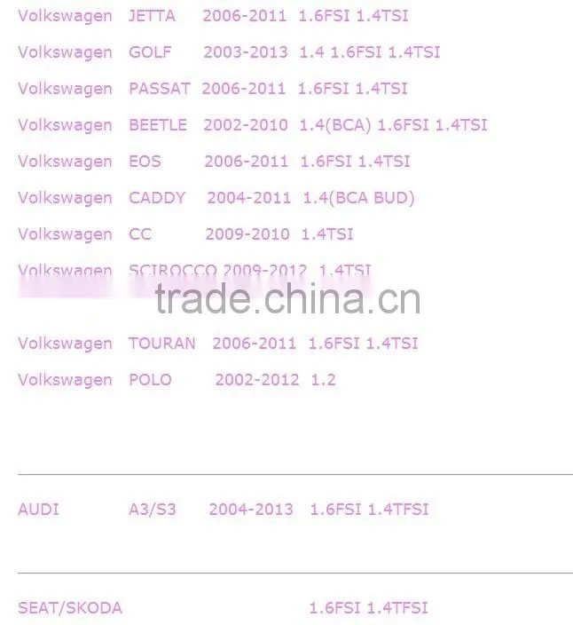 036 905 715F For VW Jetta Golf Passat Beetle Eos 1.4TSI 1.6FSI ignition coil
