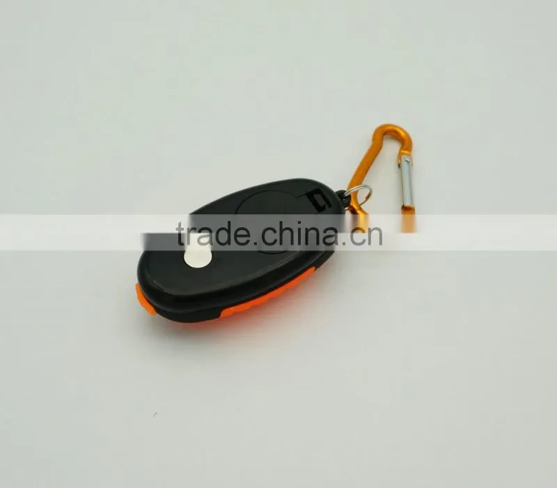 2016 New Design COB Carabiner Keychain Light with 2*2032 Battery