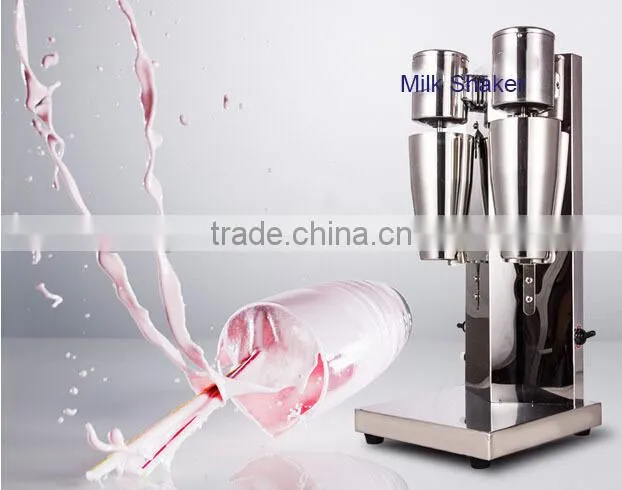 Factory direct sale top quality stainless steel multifunctional double cups/ single cup electric milk shake maker / milk shakers