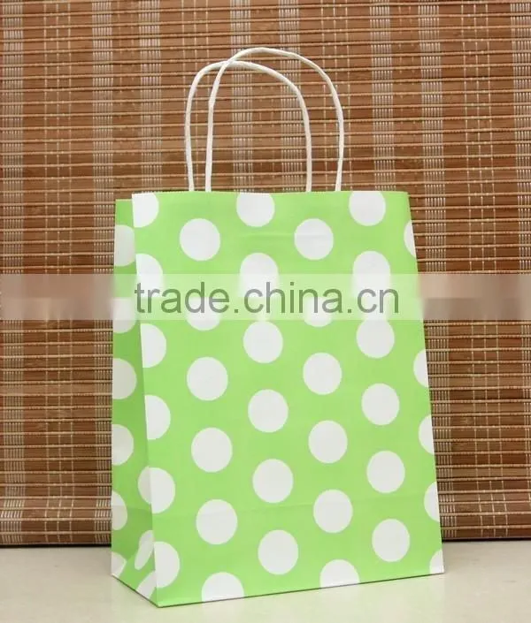 New fashion custom recycle shopping paper bag for cloth
