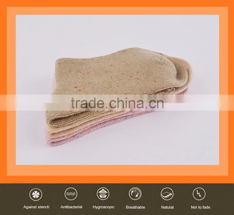 96N double cylinder neps yarn casual socks woman tube sock