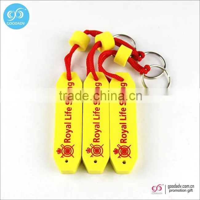 Keychain manufacturers in china floating EVA foam keychain