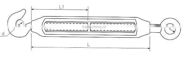 DIN1480 us turnbuckle