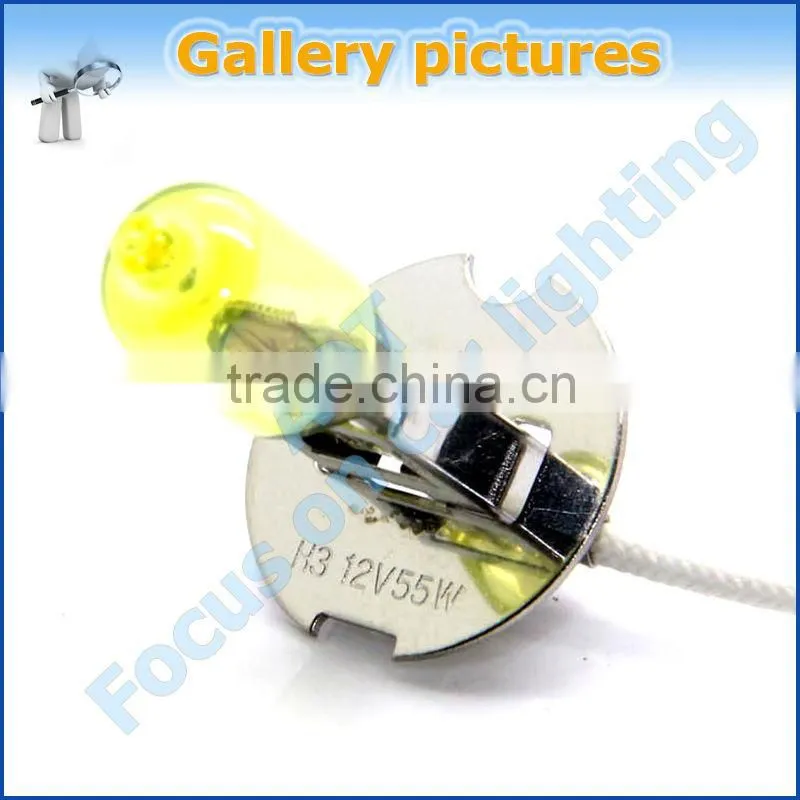 News! H3 Xenon Halogen Headlight Lamp Amber Fog Light Bulbs