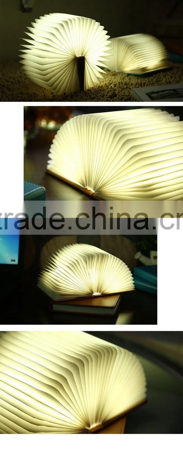 Creative Home Decoration Book Shape LED Night Light /Nursery Night Light