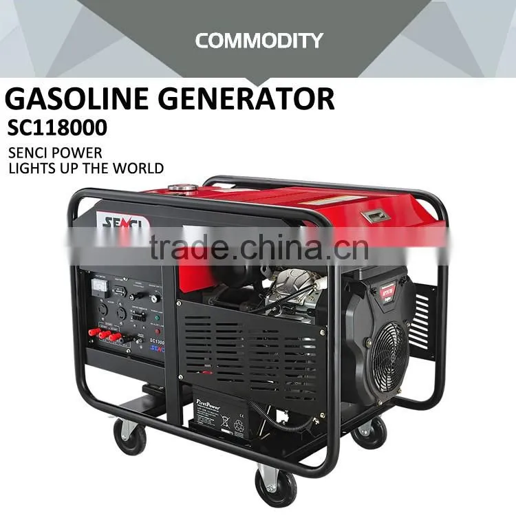 Senci SC18000 31hp 15 KVA 240v Chinese Famous Two cylinder Gasoline Generator