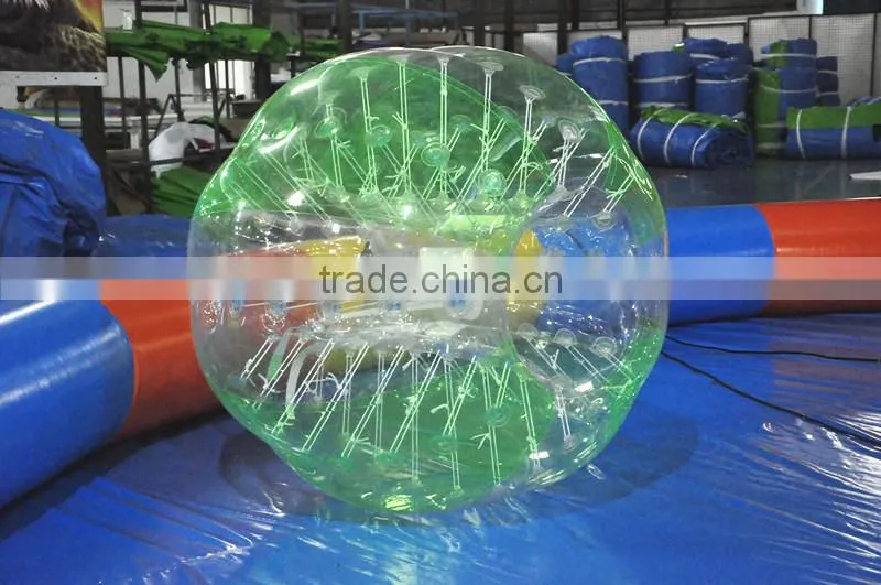 1.2m , 1.5m , 1.8m diameter bumper ball soccer bubble for sale