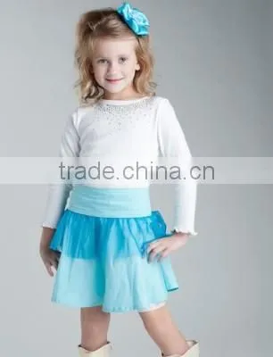 2015 wholesale costume party with fluffy girls dresses party dresses for teenagersJuly 4th national day party prom dress
