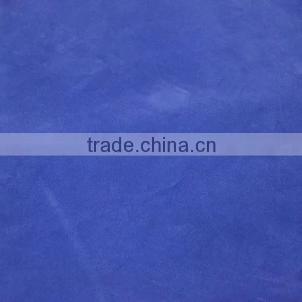 flocking pu leather PU synthetic leather for making shoes from China wholesale faux leather fabric