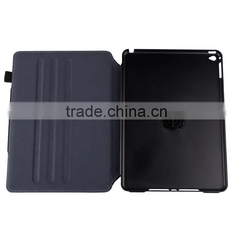 Oblique fabric rotating shape gear leather case for iPad Air