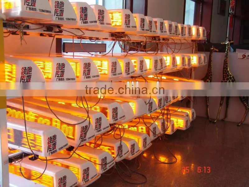 BUS /taxi/car indoor outdoor sign .led taxi signs display/led taxi top sign