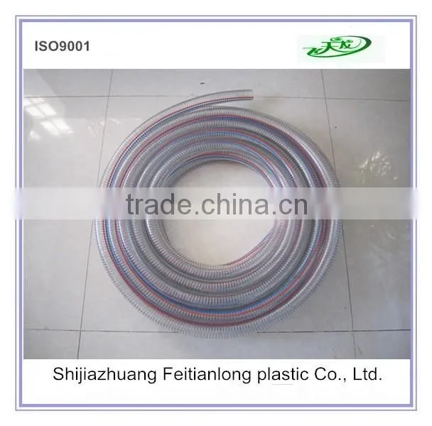 Made in China Top Quality Flexible pvc steel screw wire braided pipe/hose