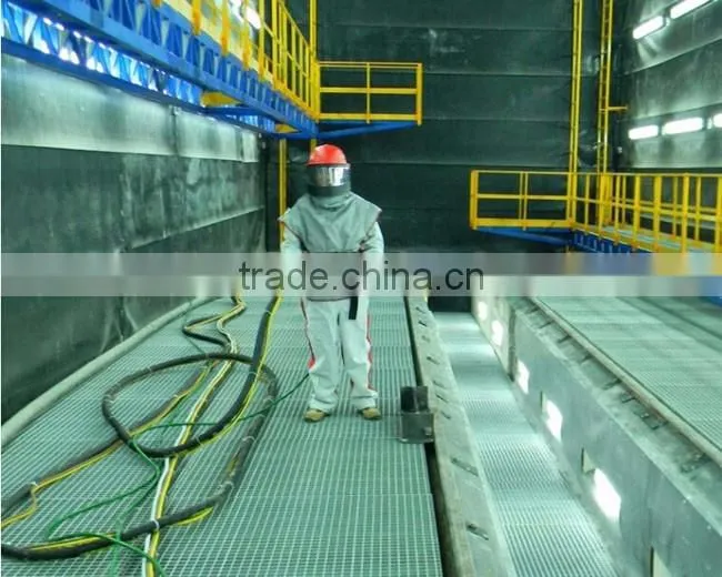 air sand shot blasting room/sand blasting room