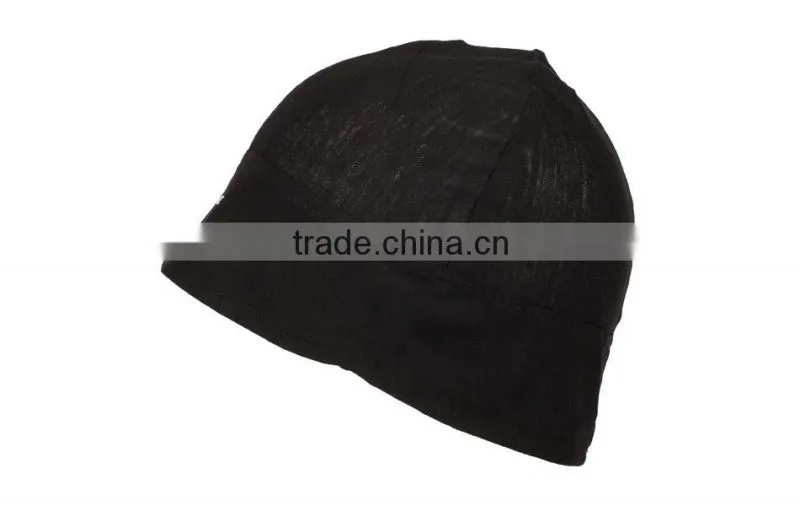 Black beanie with custom logo