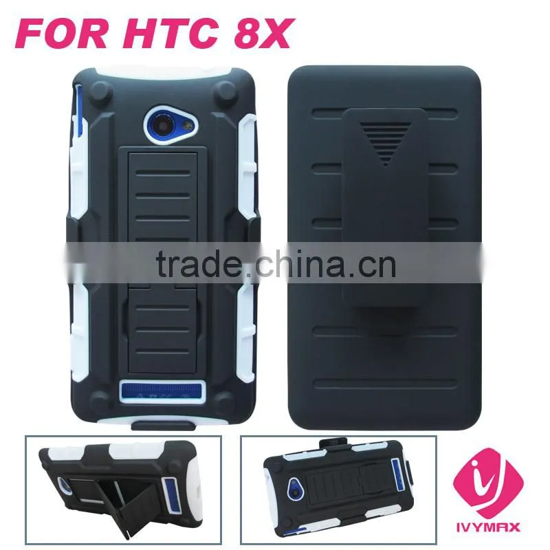 3 in 1 protective covers for phone for HTC 8x