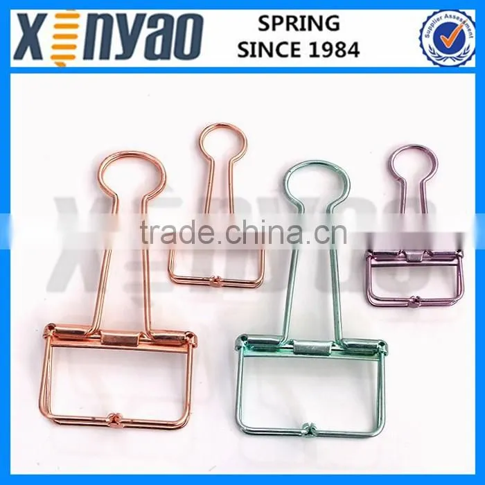 Logo print Colorful Metal Binder Clips