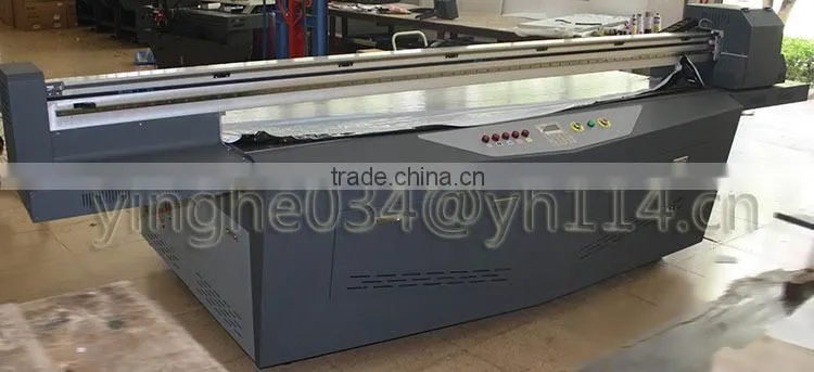 Large Format Digital Flatbed UV Printer For Aluminium Sheet / PVC / Plastic / Pad