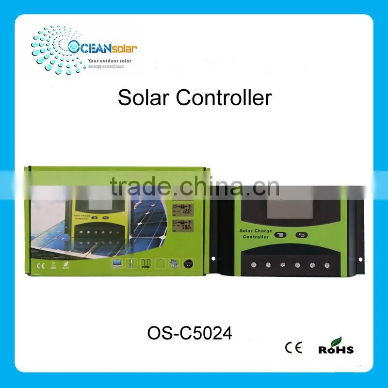 50A 12V 24V PWM Solar Regulator for home system