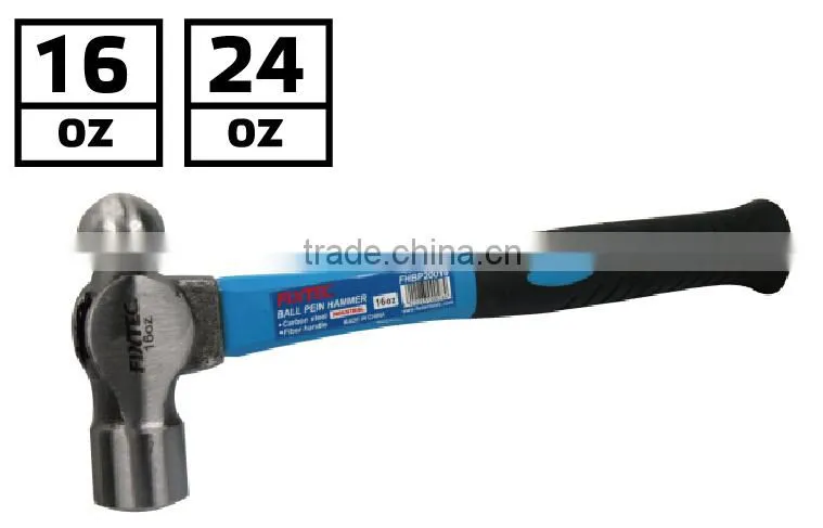 24 OZ Fiber Handle Ball Peen Hammer Sizes