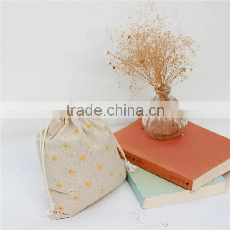 Cheap Linen Fabric Pouch,Linen Cosmetic Bags Wholesale