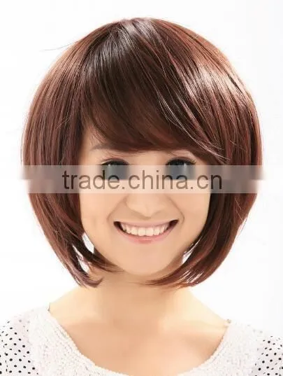 Wholesale Blonde Short Bob Hair Tangle Free Synthetic Wigs