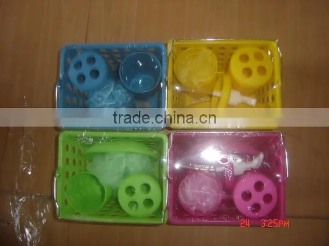 fashion PS Bath tools set , new design luxury home use set