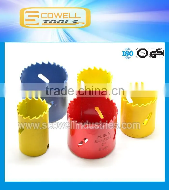 High Carbon Steel Hole Saw Blades For Cutting Wood and Metal