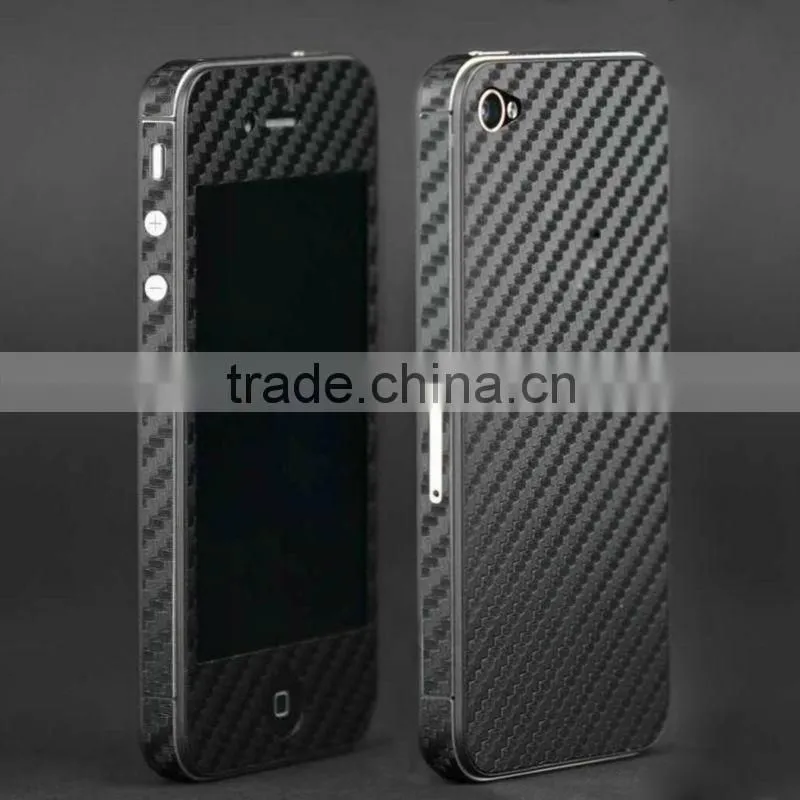 Carbon fiber skin for iphone 5