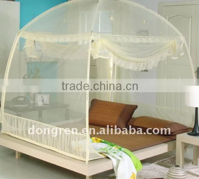 high quality pink folding mosquito net(the best)