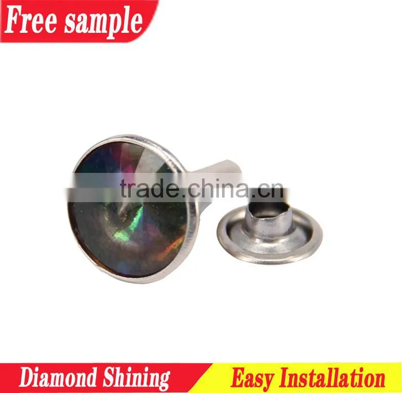 Exquisite strass rivet decoration button