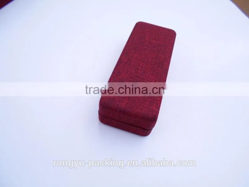hard shell iron/steel reading fabric glasses case