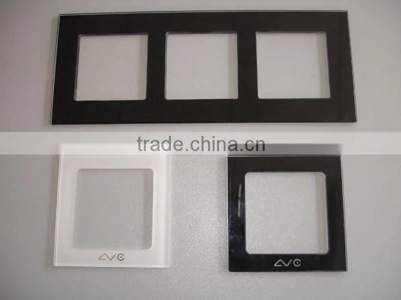 Customized switch glass plates