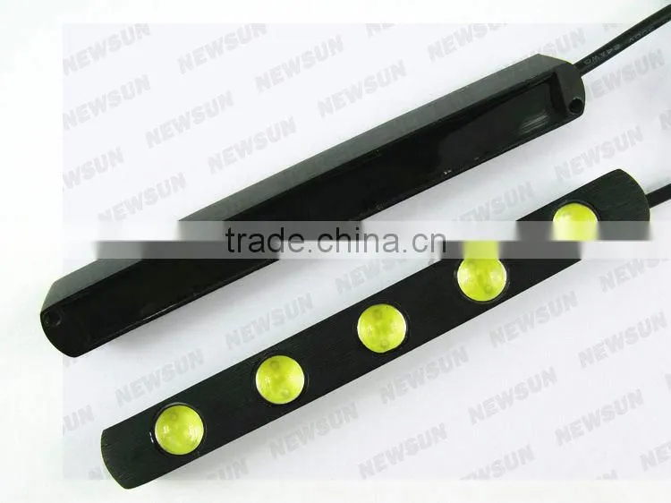 9-16V DC 10W high brightness eagle eyes universal car led daytime running lights with aluminum shell