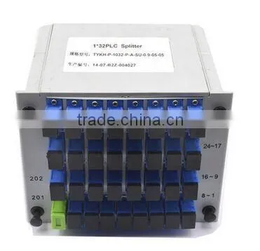 sc/upc 1x8 insertion type plc splitter ,insertion module pls optical splitter