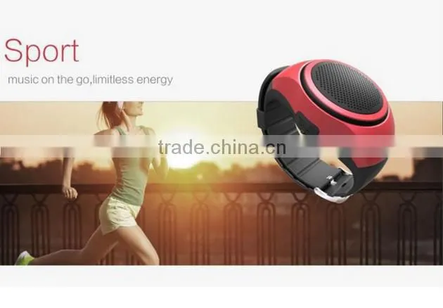 B20 Bluetooth Sports Music Watch Portable Mini Watch Bluetooth 2.1+EDR Sport Speaker TF Card FM Audio Radio Speakers