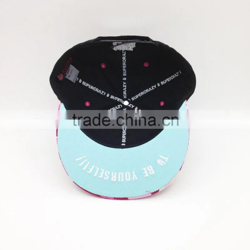 Sport Baseball Snapback Cap Cheap Wholesale Plain Flat Snapback Cap