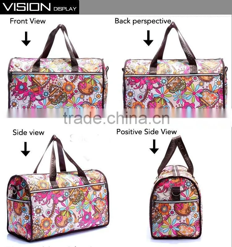 vivisecre New travel product nylon cartoon luggage travel bag online
