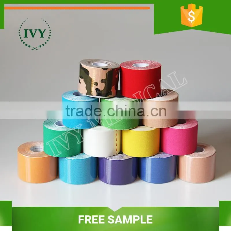 kinesiology tape for athletes elastic printed sport adhesive kinesiology tape