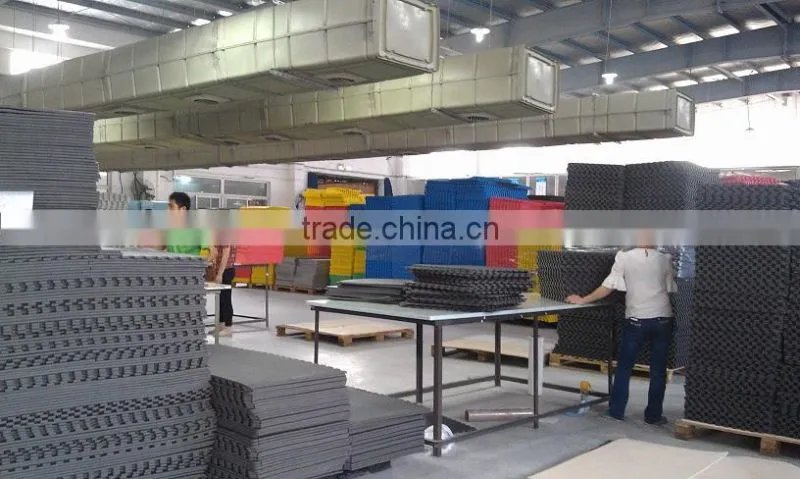 EVA laminated interlock flooring tiles